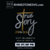 True Story Rhinestone Template | Rhinestone SVG .com