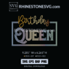 Birthday Queen Rhinestone Template | Cricut Design SVG