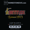 Fortitude Since 1913 Rhinestone Template | Rhinestone SVG