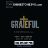 SS10 Grateful Rhinestone Template | Rhinestone SVG