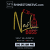 Nail Boss Rhinestone Template | Rhinestone SVG