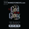 To God Be The Glory Rhinestone Template | Rhinestone SVG