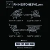2021 Halloween Spider Webs Bundle Rhinestone Template | Cricut SVG