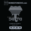 DST Elephant SVG Rhinestone Template, Sorority Shirt Designs for Cricut