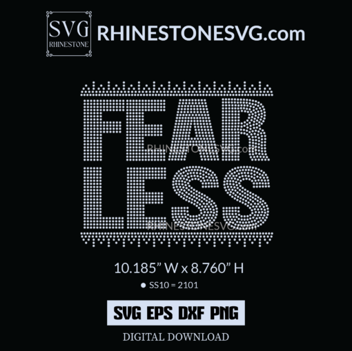 Fearless Rhinestone Template | Bling Shirt Ideas