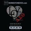 Love Delta Sigma Theta Rhinestone SVG Designs | DST Sorority