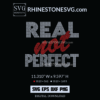 Real Not Perfect T Shirt SVG, Cricut Rhinestone Template | Bling Shirt Ideas