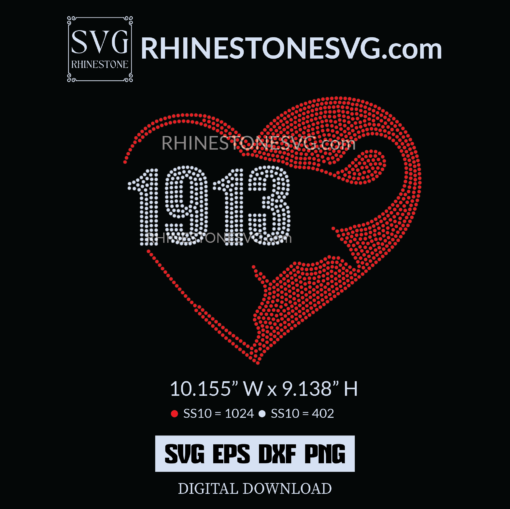 1913 Elephant Rhinestone Template | Sorority Shirt Designs