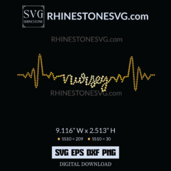 Nurse rhinestone template for Cricut, Rhinestone SVG Design